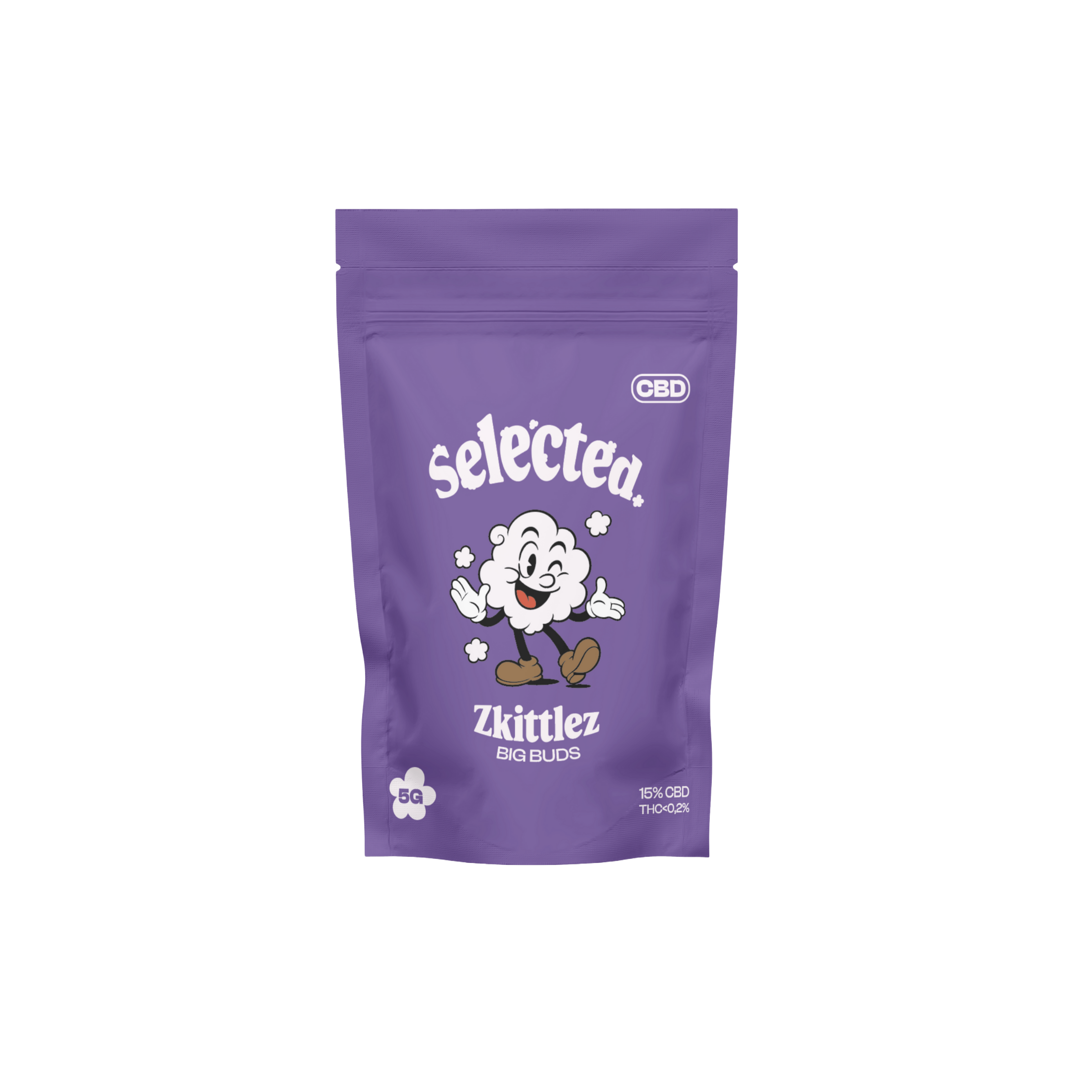 Flor de CBD - Zkittlez Big Buds 5gr - Selected