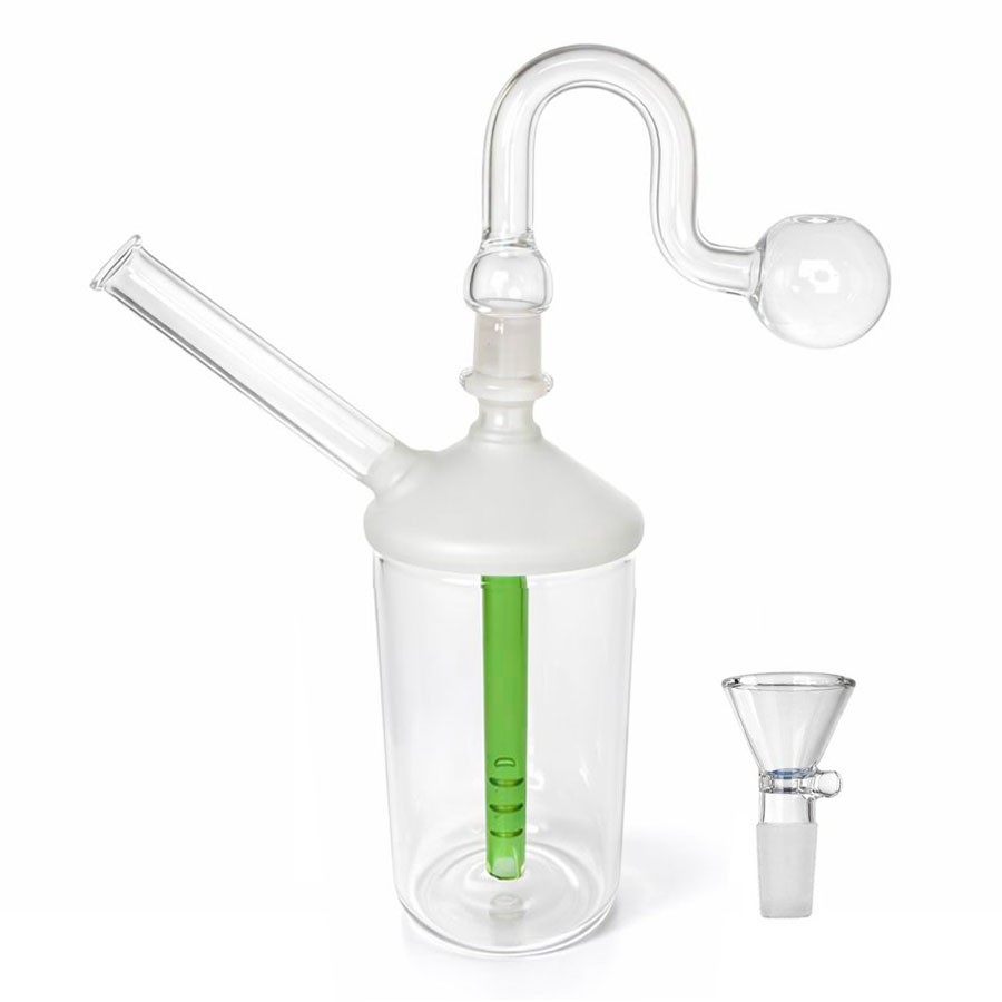 Nebula Lab Percolator Bong 14cm | Bong Percolador 14mm con Oiler y Acople Hierba