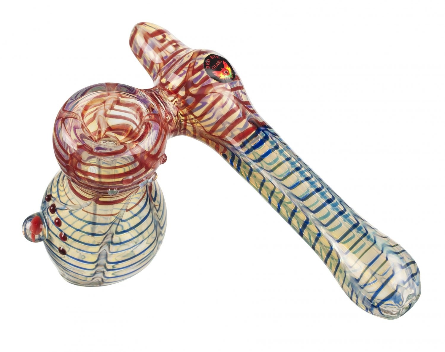 Pipa Cristal Bubbler "Zippy" con Side Car