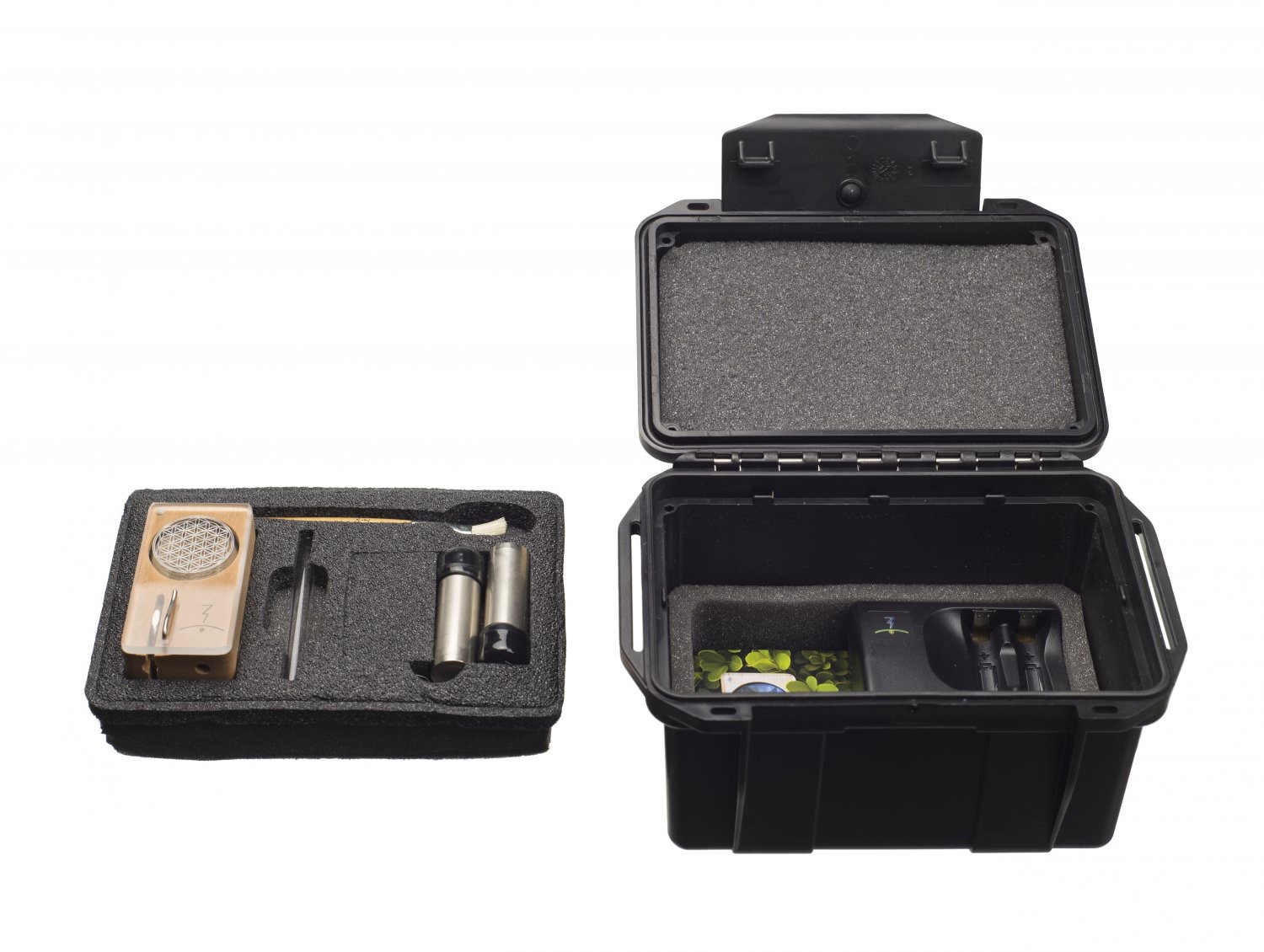 Vape Case negro tamaño grande para vaporizador Magic-Flight