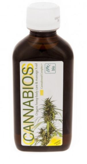 Cannabios Aceite de masaje X-Oil Lemon Plus - 200ml