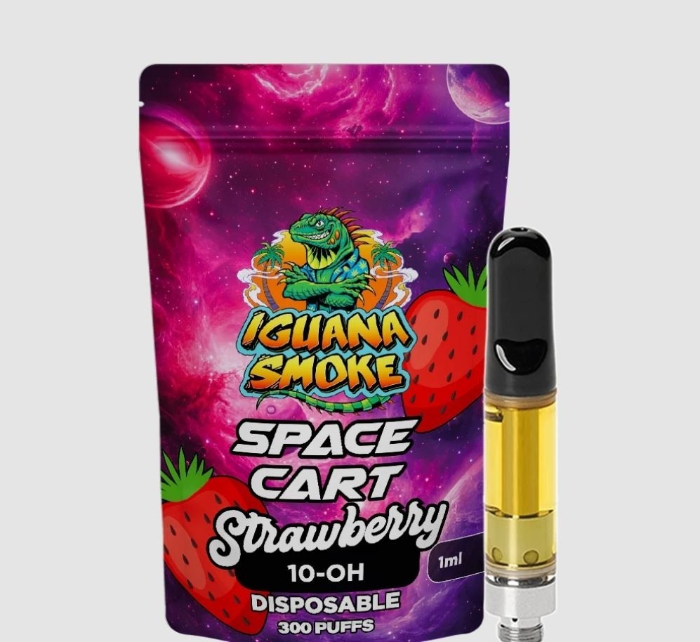 Cartucho 10-OH Strawberry - Iguana Smoke