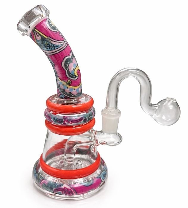 Bong Trippie Hippie - Percolador – 15 cm