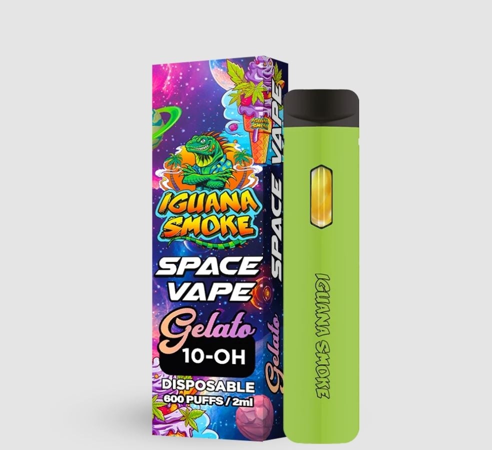 Vaper 10-OH 90% Space Vape Gelato - Iguana Smoke