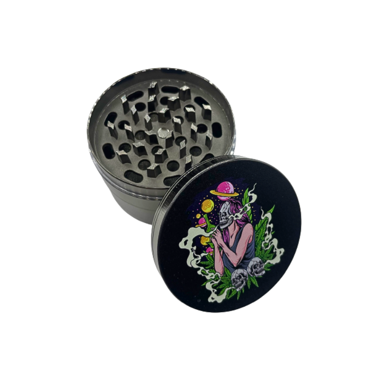 Grinder Aluminio Herbs Girl (63mm / 4 Partes)