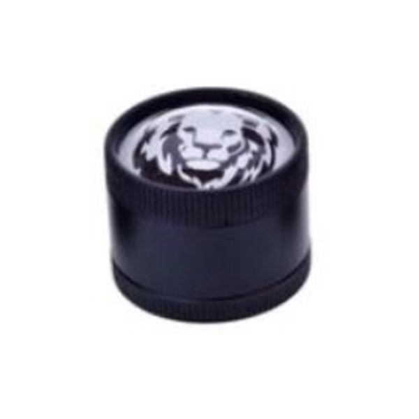 Champ High Grinder Mini Lion 30 mm – 3 Partes Blanco/Negro