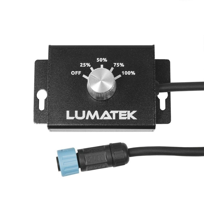 LUMATEK 0-10V 3-PIN MANUAL DIMMER BOX