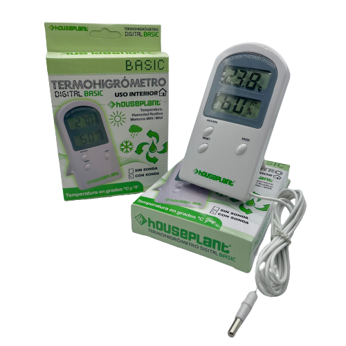 Termohigrometro Digital con Sonda de Temperatura - TA-138