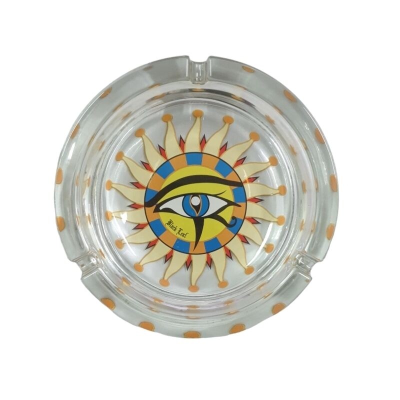 Cenicero Cristal Black Leaf 16 cm “Ojo de Horus”
