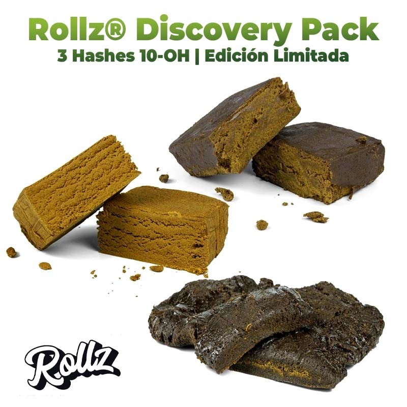 Rollz Discovery Pack – Trío de Hashes 10-OH - 15% Dto