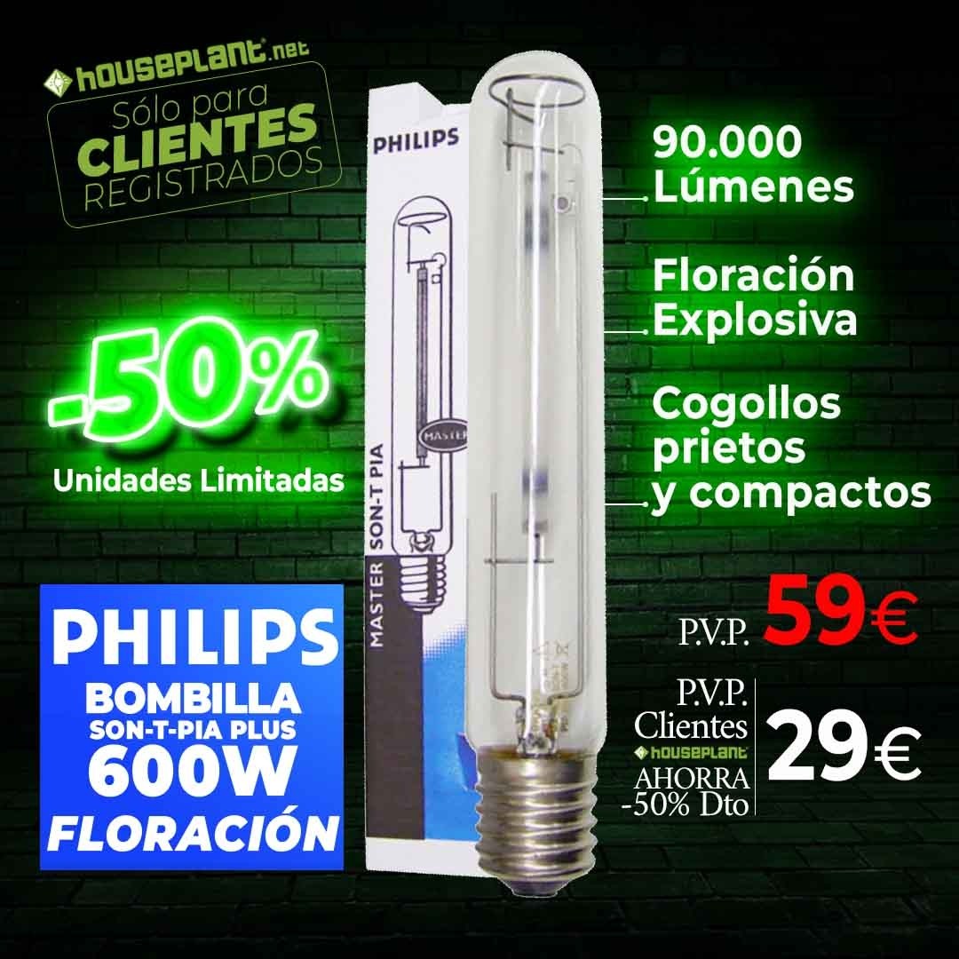 Bombilla Philips SON-T PIA Plus 600 W