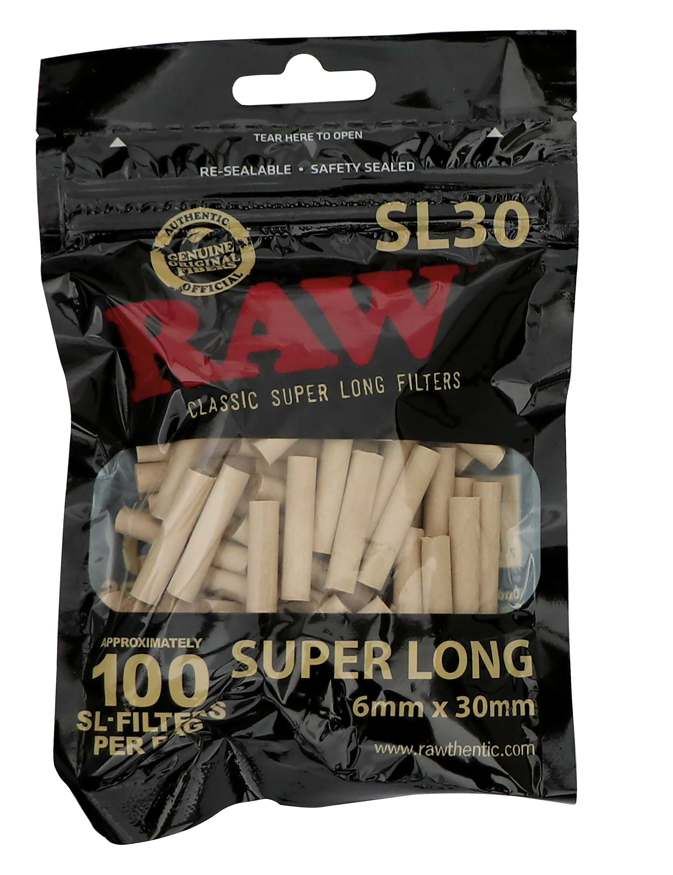 Raw Black Filters Super Long