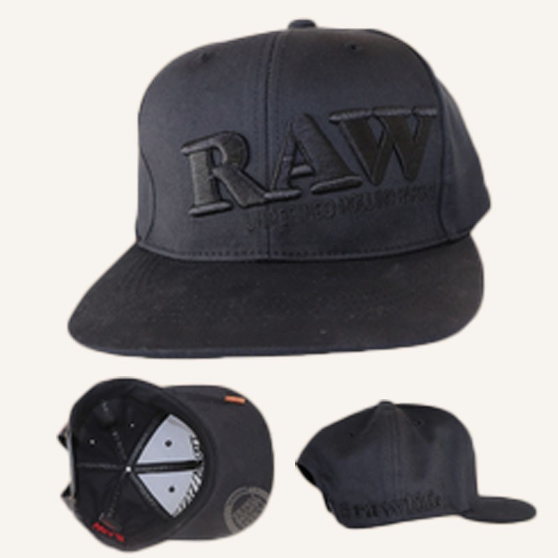 Gorra Raw Black Logo + Poker 