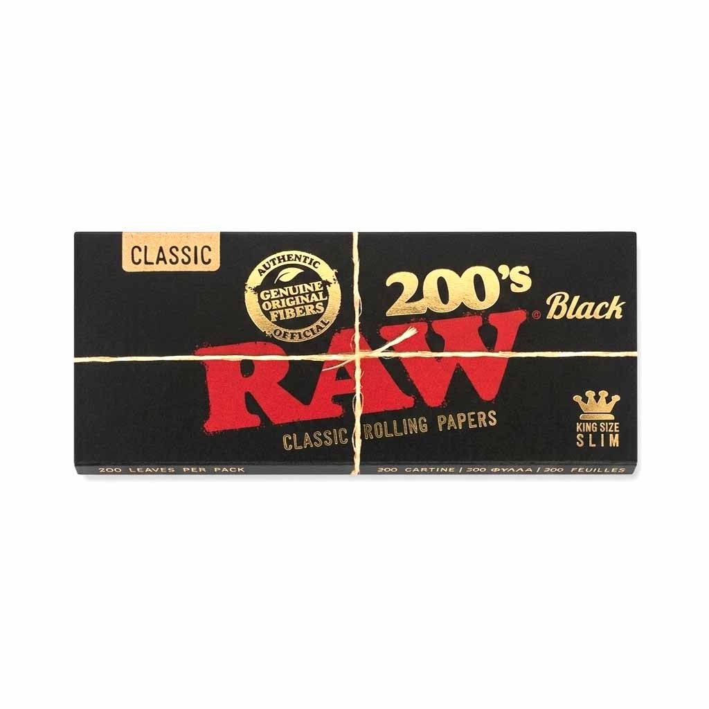 Raw Black King Size Slim 200´s 