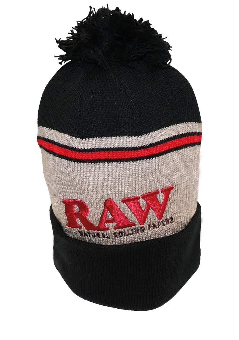 Gorro Raw Negro/ Marrón