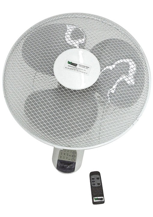 Ventilador Pared + Mando Hurricane