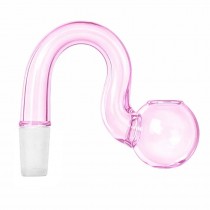 Acople Cristal Bola - Macho 14mm - Rosa