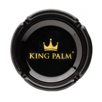 Cenicero King Palm Negro 