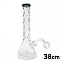 Bong Cristal - Beakers - 38cm - Oiler Bola