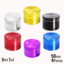 Grinder Black Leaf 50mm 4 Partes