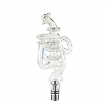 Reciclador de cristal recto para el vaporizador Dr. Dabber Ghost