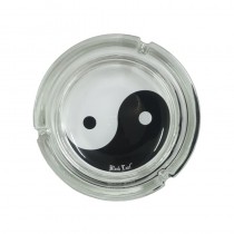 Cenicero Cristal Black Leaf 16 cm “Ying Yang”