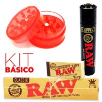Kit Básico Grinder + Papel KS + Tips Perforados + Clipper