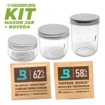 Kit Conservación Mason Jar RAW + Sobre Bóveda
