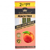 King Palm Peach Tree - 2 Rollies