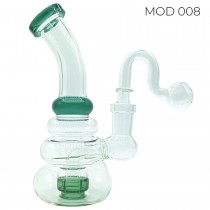 Bong Percolador Oiler Bola 15.5cm - Mod 008