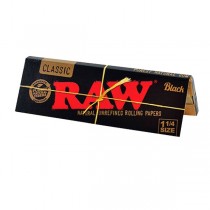 papel fumar raw negro