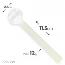 Pipa Oiler Blanco Mate 12cm