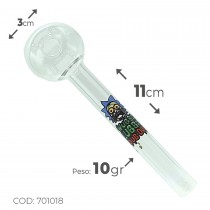 Pipa Cristal Oiler Bola 11cm - Rick