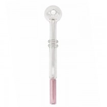 Pipa Basica Cristal Boquilla Colores 15cm