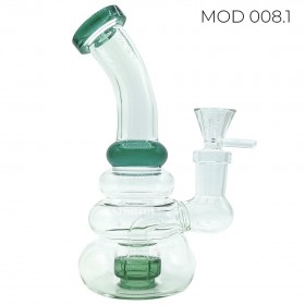 Bong Percolador Bubbler 15.5cm - Mod 008.1