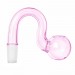 Acople Cristal Bola - Macho 14mm - Rosa