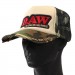 Raw Gorra Rejilla Trucker Camo Beige con Poker