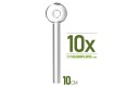 Pipa de Cristal Bola 10cm oiler