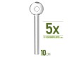 Pipa de Cristal Bola 10cm oiler