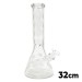 Bong Cristal 32 cm Beaker Ice Fosforescente Hojas – Diseño Premium