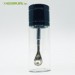 Dosificador Cristal Cuchara Extensible Negro